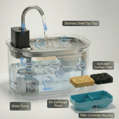 The PurrfectSpout™ - Wireless Fountain