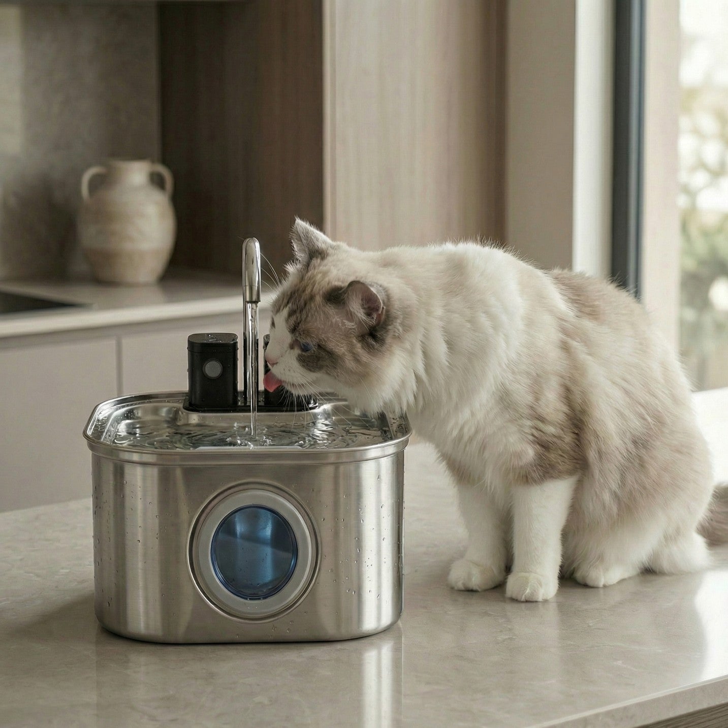 The PurrfectSpout™ - Wireless Fountain